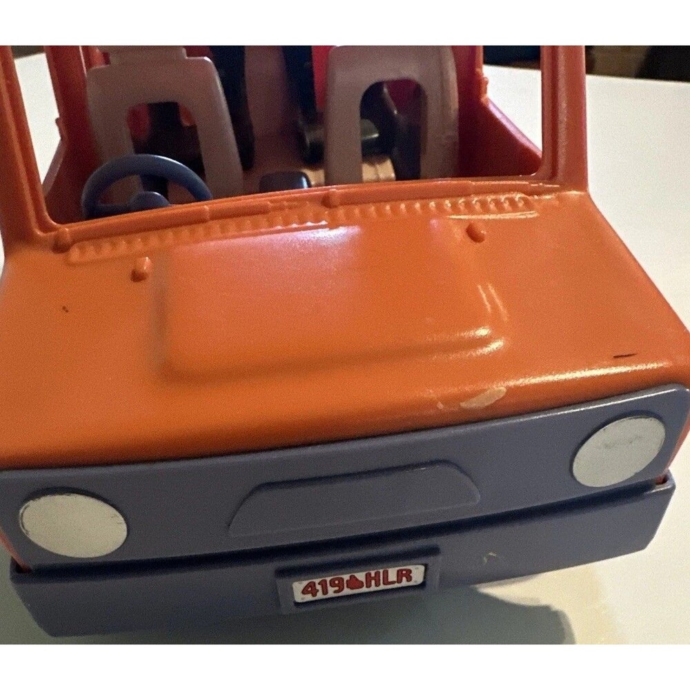 BLUEY Heeler Jeep 4WD FAMILY VEHICLE CAR By Moose Toys Car Orange Hatchback 2018 - Picture 4 of 8